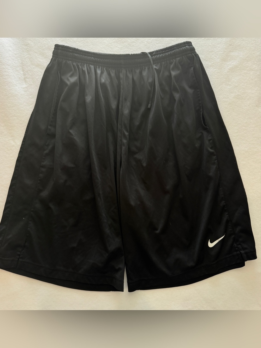 Nike Shorts Men Pull On Basketball Elastic Waist Drawstring Size Large